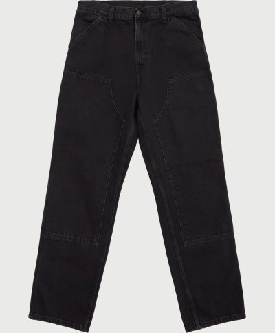Carhartt WIP Trousers DOUBLE KNEE PANT I032699 Black